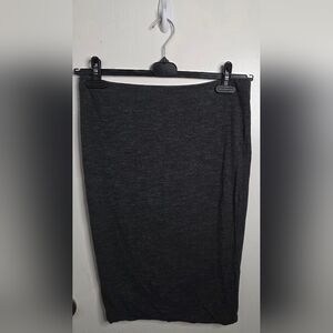 H&M Dark Gray Pencil Skirt